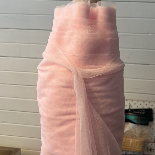 Pink Tulle Fabric