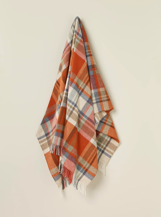 Portree Orange Throw
