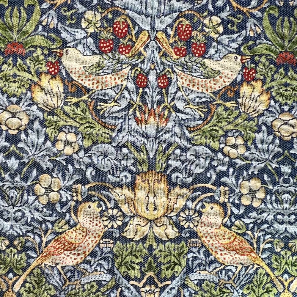 Strawberry Thief Navy Fabric