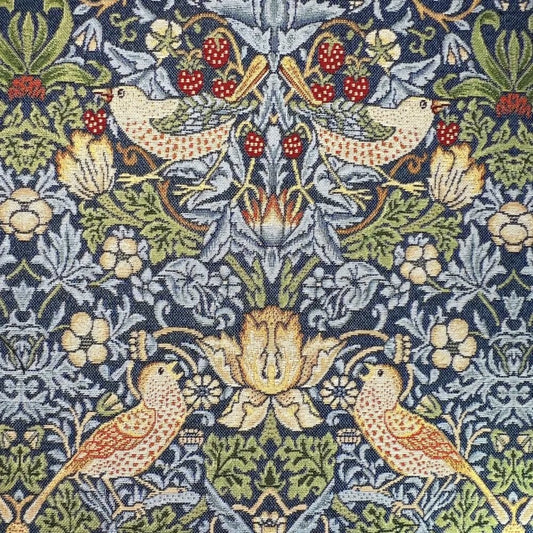 Strawberry Thief Navy Fabric