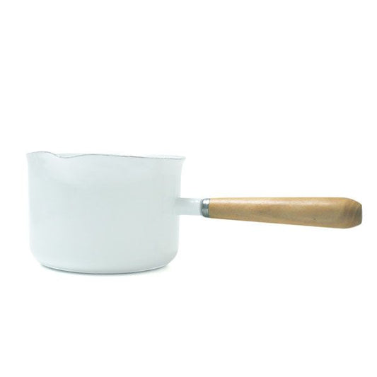Enamel Gravy Maker - White
