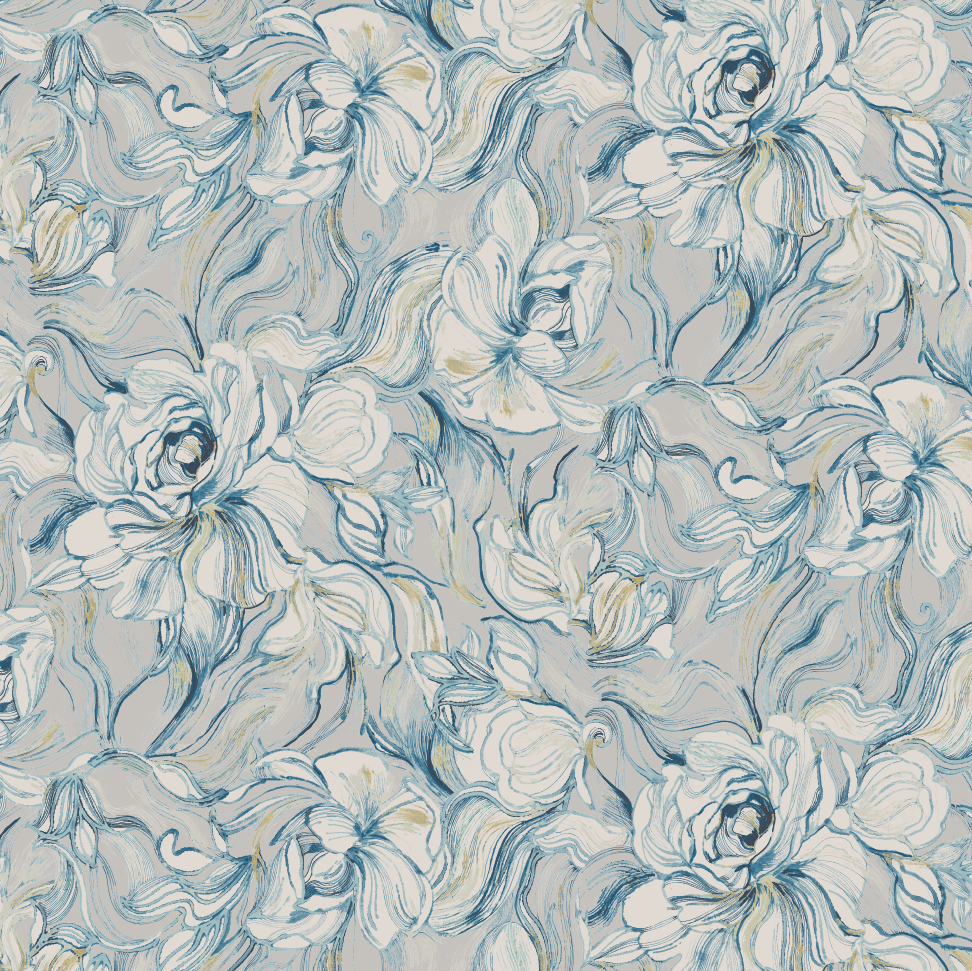 Amelia Sapphire Fabric