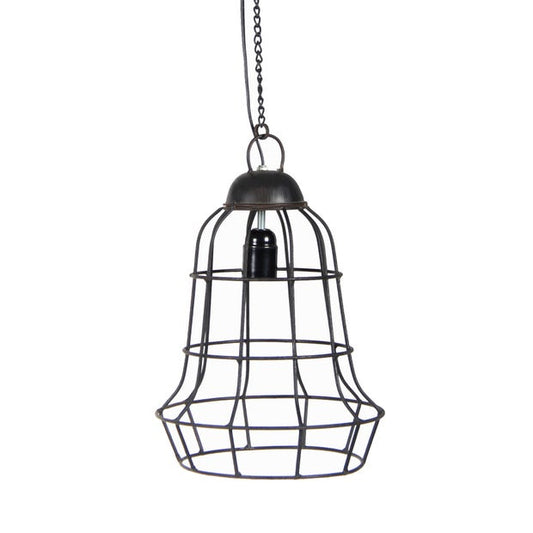 Industrial Style Cage Hanging Lamp