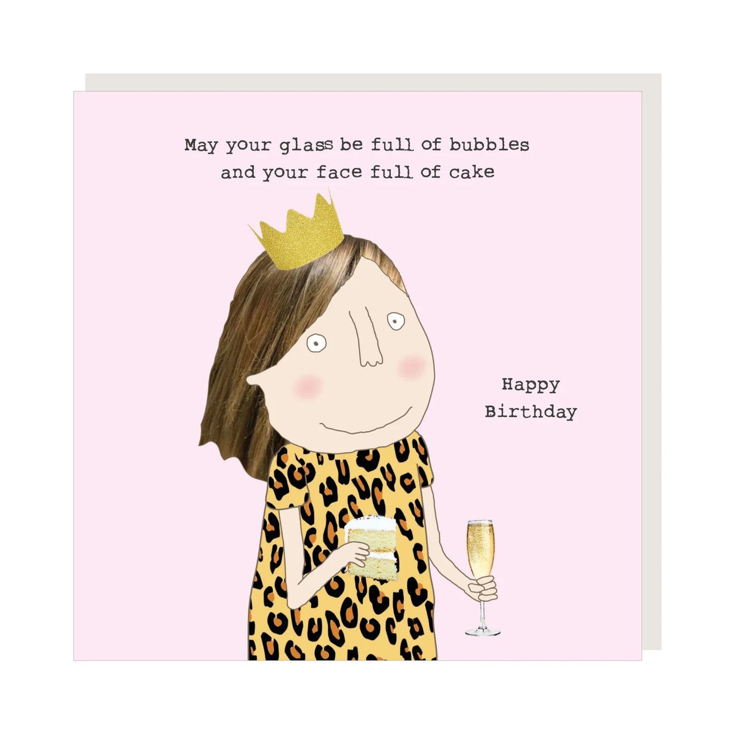 Bubbles & Cake Card