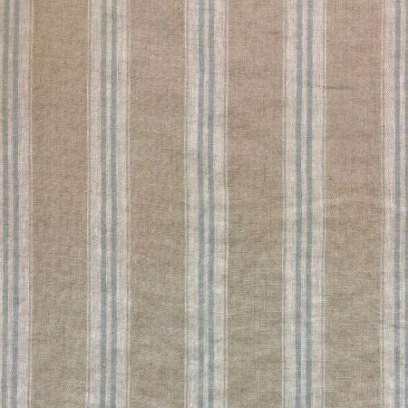 Breton Stripe Duckegg Fabric