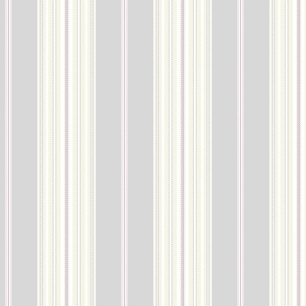 Eliza Stripe Grey Fabric