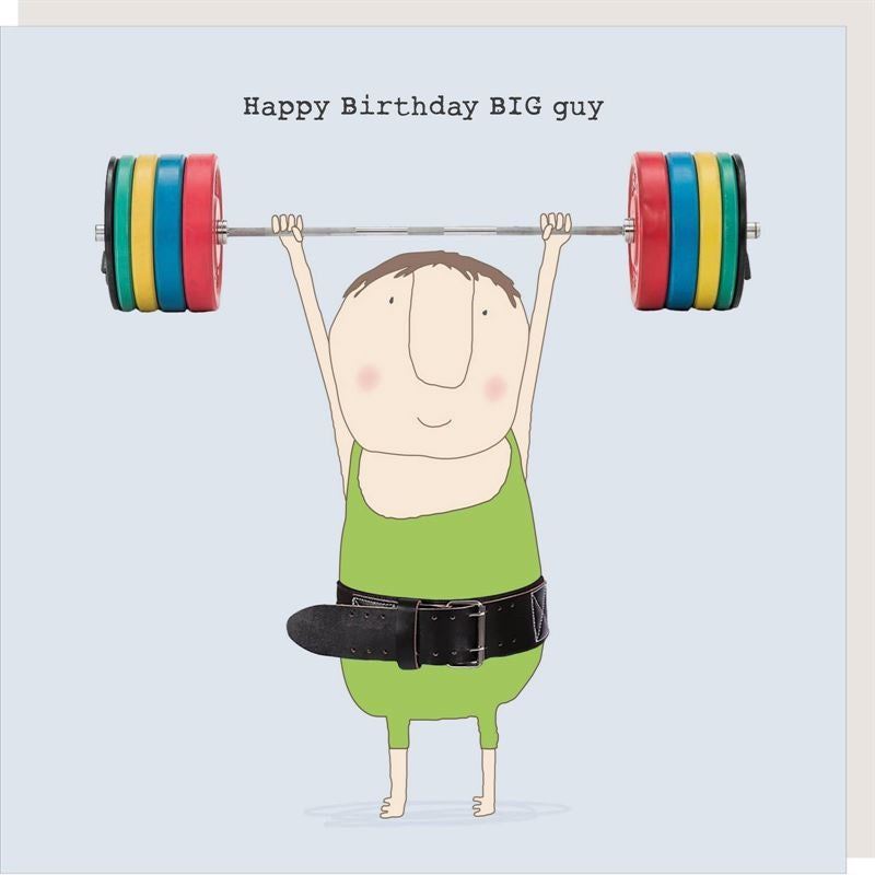 Happy Birthday Big Guy Card