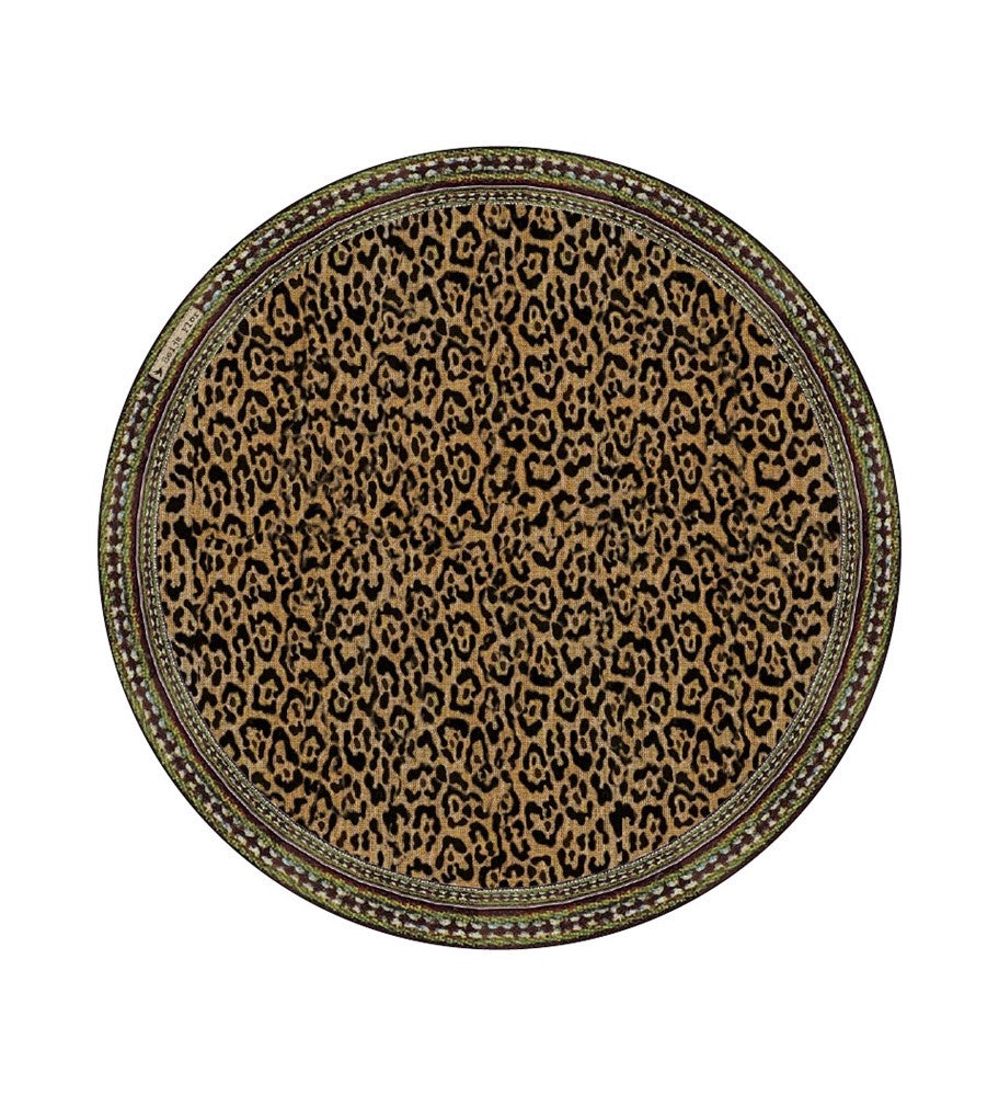 Beija Leopard Round Placemat 2