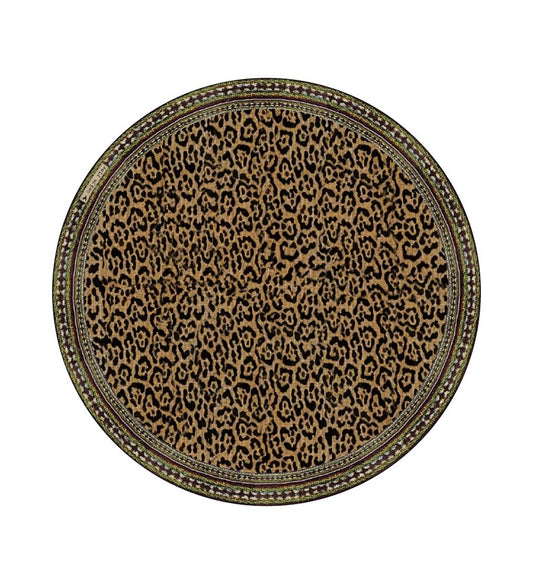 Leopard Round Placemat 2