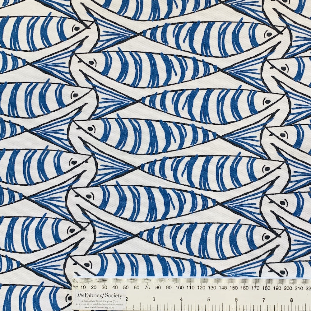 Santorini Blue Fabric