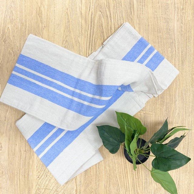 Tablecloth - Blue Stripe MED