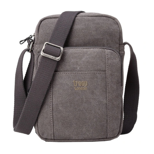 Troop Classic Zip Top Body Bag Charcoal